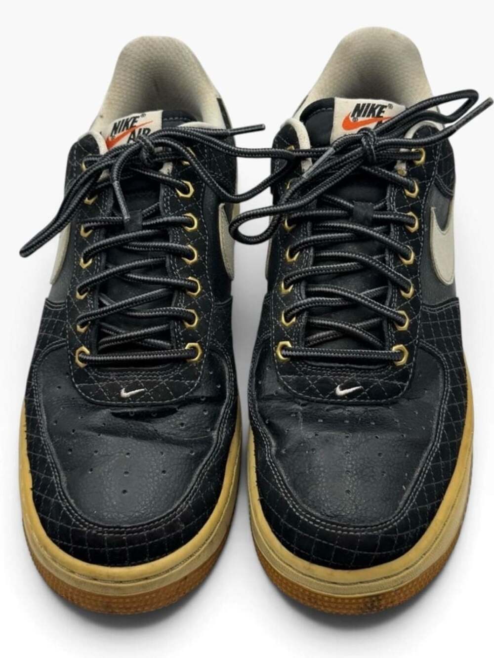 Nike Air Force 1 Low 488298-095 Black Diamond Stitch Men’s Size 11 AF1